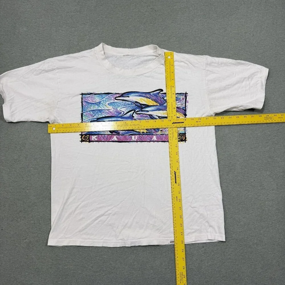 Vintage CrazyShirt Dolphin T-Shirt Large - Picture 4 of 7